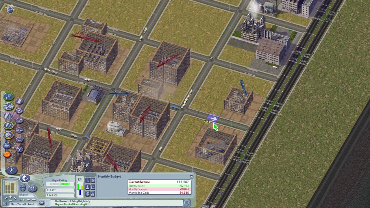 SimCity 4 Mass-Transit Livestream 3