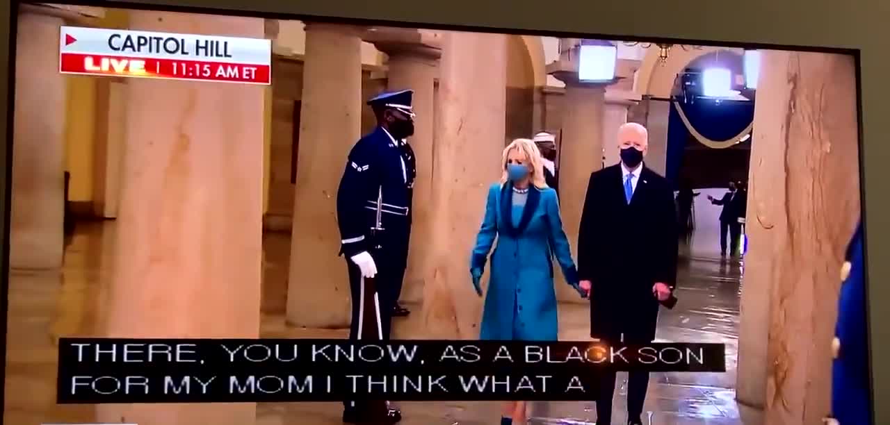 Jill Biden denied handshake by marine