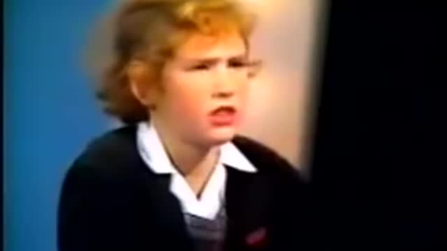 girl gets the answer very wrong