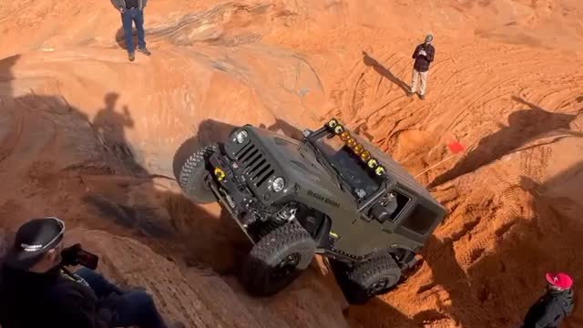 Powerful Mountain Jeep
