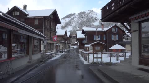 Switzerland on winter, #4kvideo, #4k, soothing music, calm music, meditation music, #rumble,