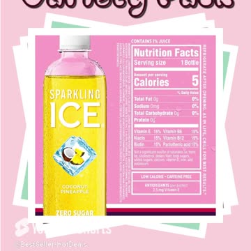 Sparkling Ice Pink Variety Pack, Flavored Sparkling Water,