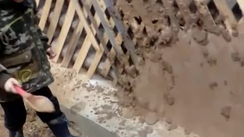 5-year-old boy plasters house
