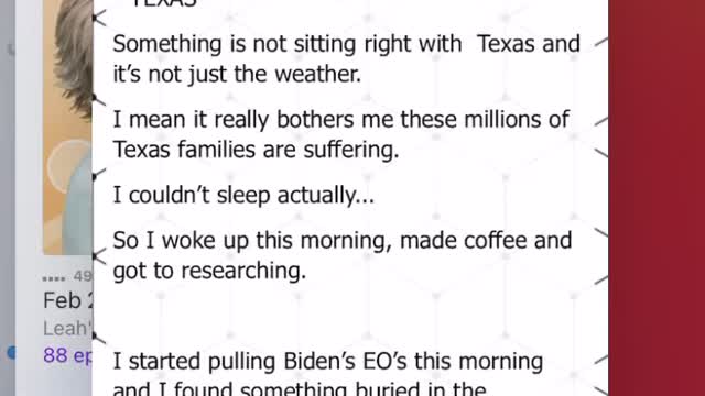 Wow Biden caused the Tx power grid failure on day 1