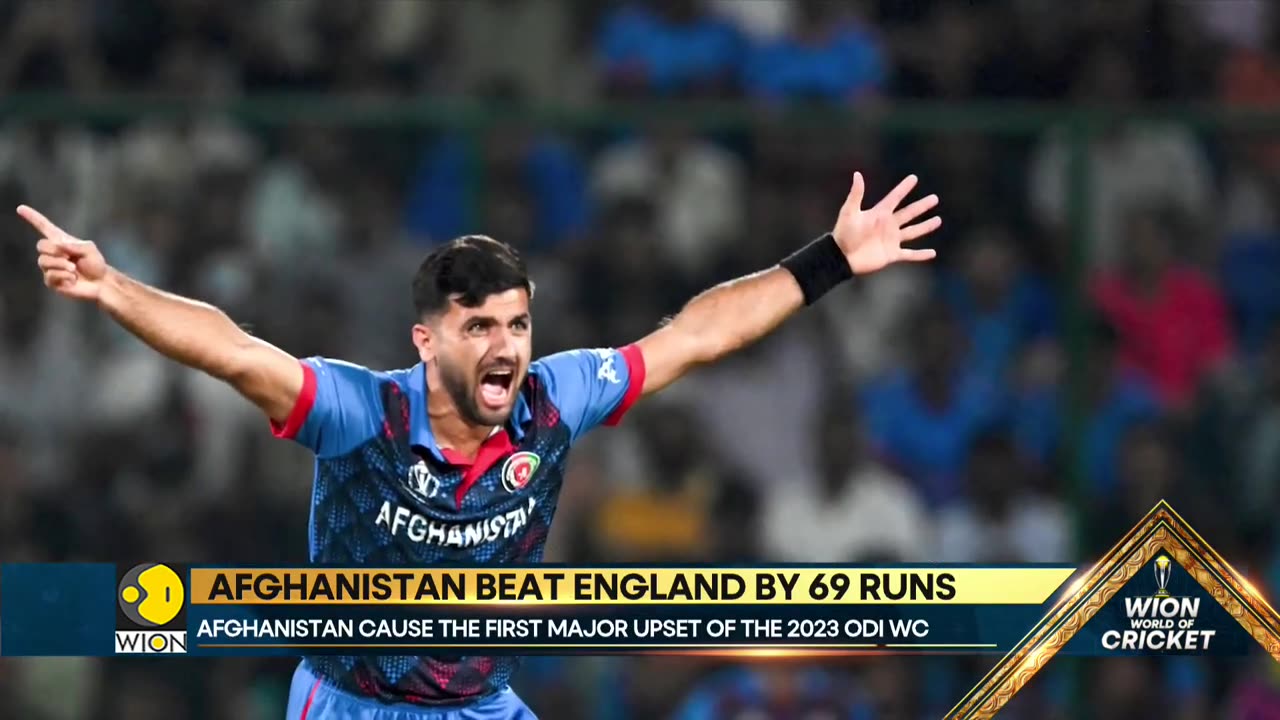 ICC World Cup 2023_ Afghanistan beat defending champions England by 69 runs _ WION World of Cricket