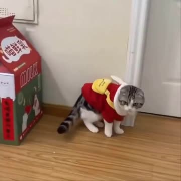 Cat is a true comedian