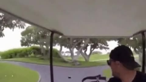 Golf cart crash