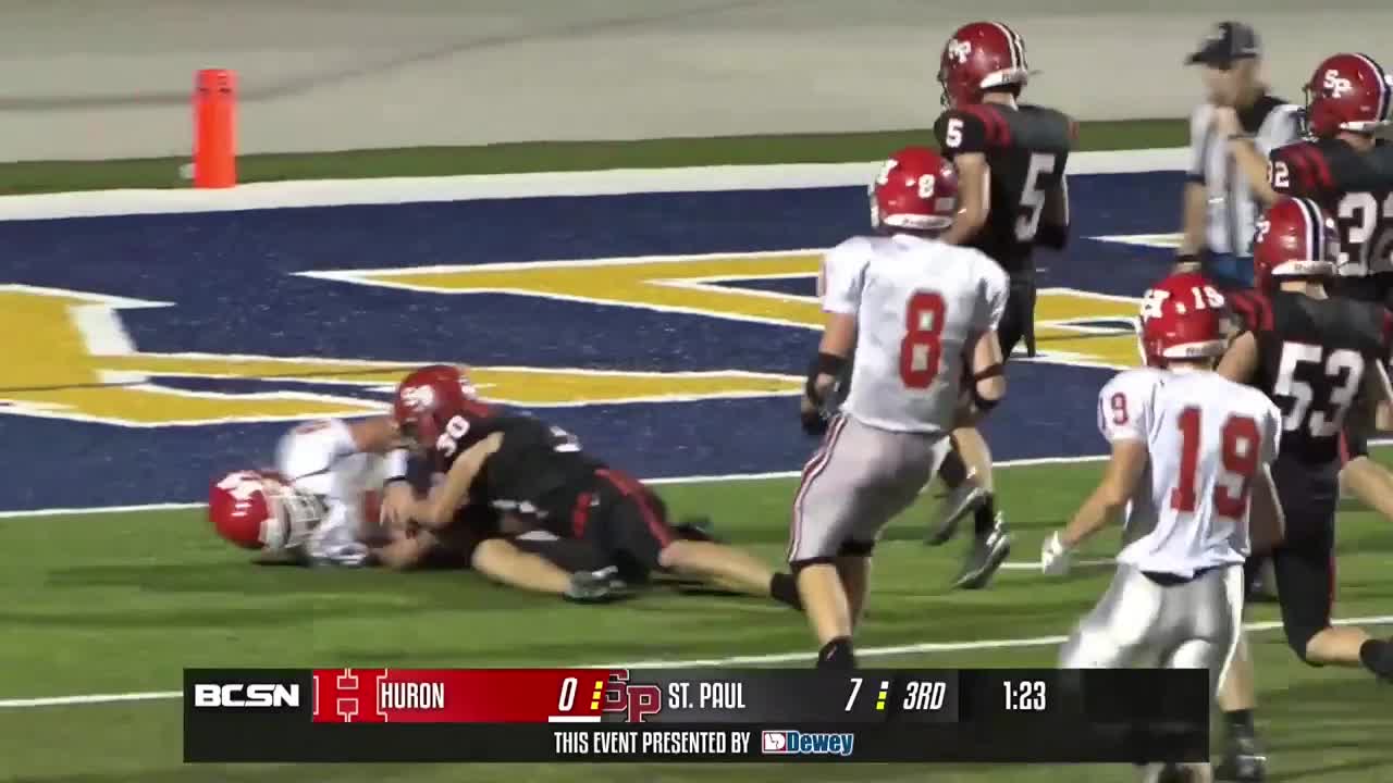 HS-Football Huron Vs. St. Pault Highlights