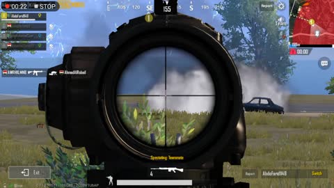 Sniper Fighting Full Team Alone In Pubg Mobile