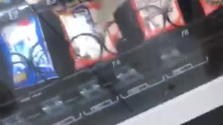 Rat Inside Vending Machine