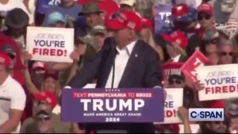 PRESIDENT TRUMP ELECTION EVE 2024 GOD BLESS AMERICA