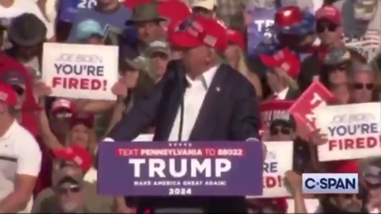 PRESIDENT TRUMP ELECTION EVE 2024 GOD BLESS AMERICA
