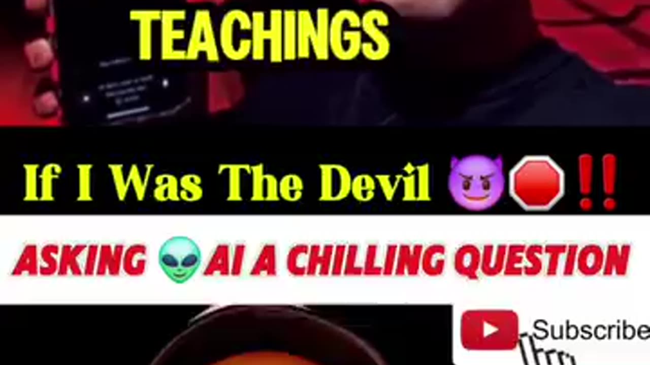 ASKING AI IF I WERE THE DEVIL