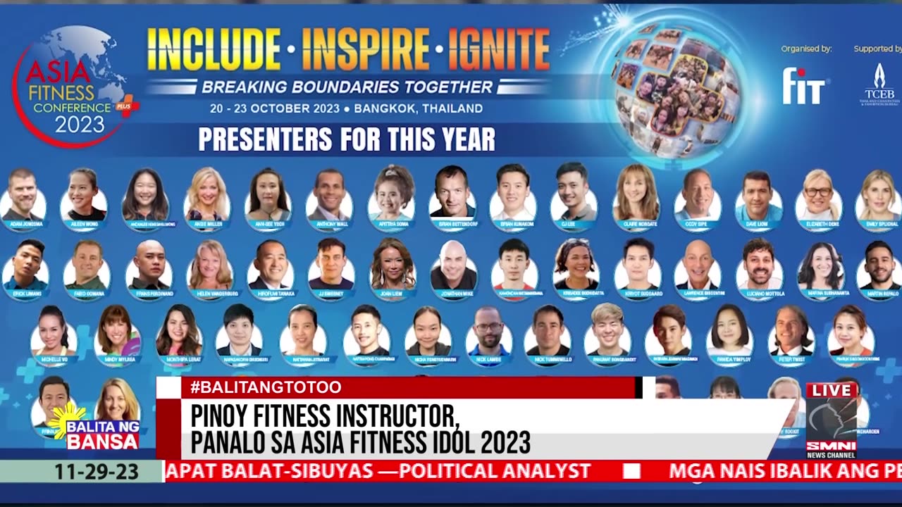 Pinoy fitness instructor, panalo sa ASIA Fitness Idol 2023