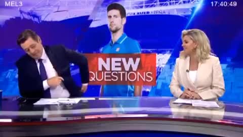 Aussie mainstream media anchors caught talking crap about Novak Djokovic