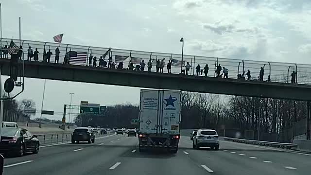 People's convoy overpass