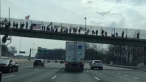 People's convoy overpass