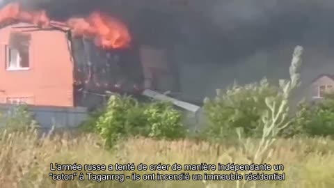 The Russian military tried to independently create a "cotton" in Taganrog - they burned down a resi