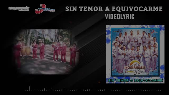 La Incomparable Banda Vallejos - Sin Temor A Equivocarme (VideoLyrics)(2021)