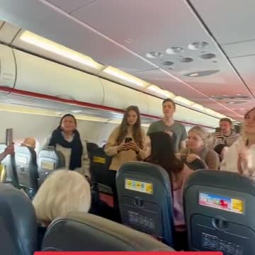 Christians Sing Jesus Song Mid-Flight