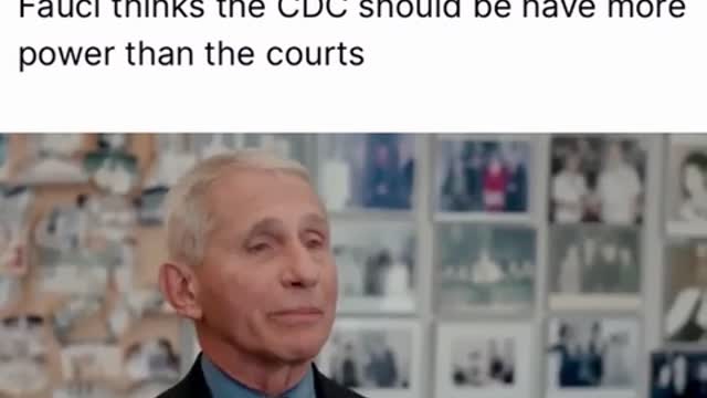 Fauci thinks CDC should have more power