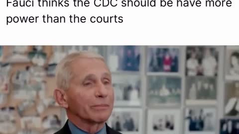 Fauci thinks CDC should have more power