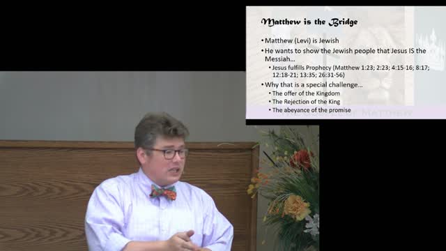 Matthew Proves Jesus is Messiah