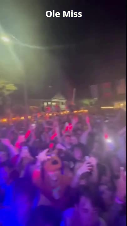 Ole Miss Crowd Chanting "We Want Trump"