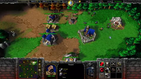 WARCRAFT 3 - PALADIN RIFLES VS BLADEMASTER