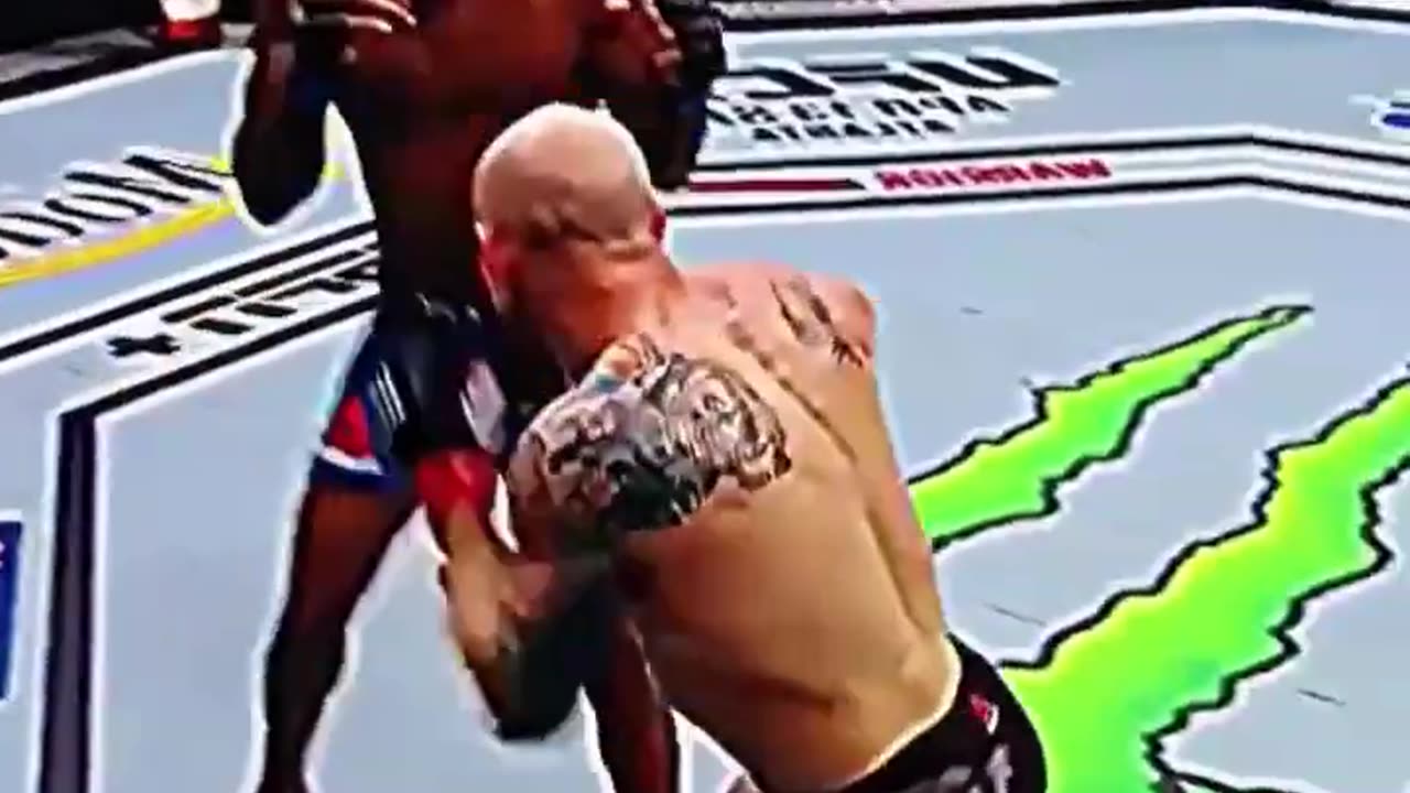 crazy overhand knockout #ufc #mma