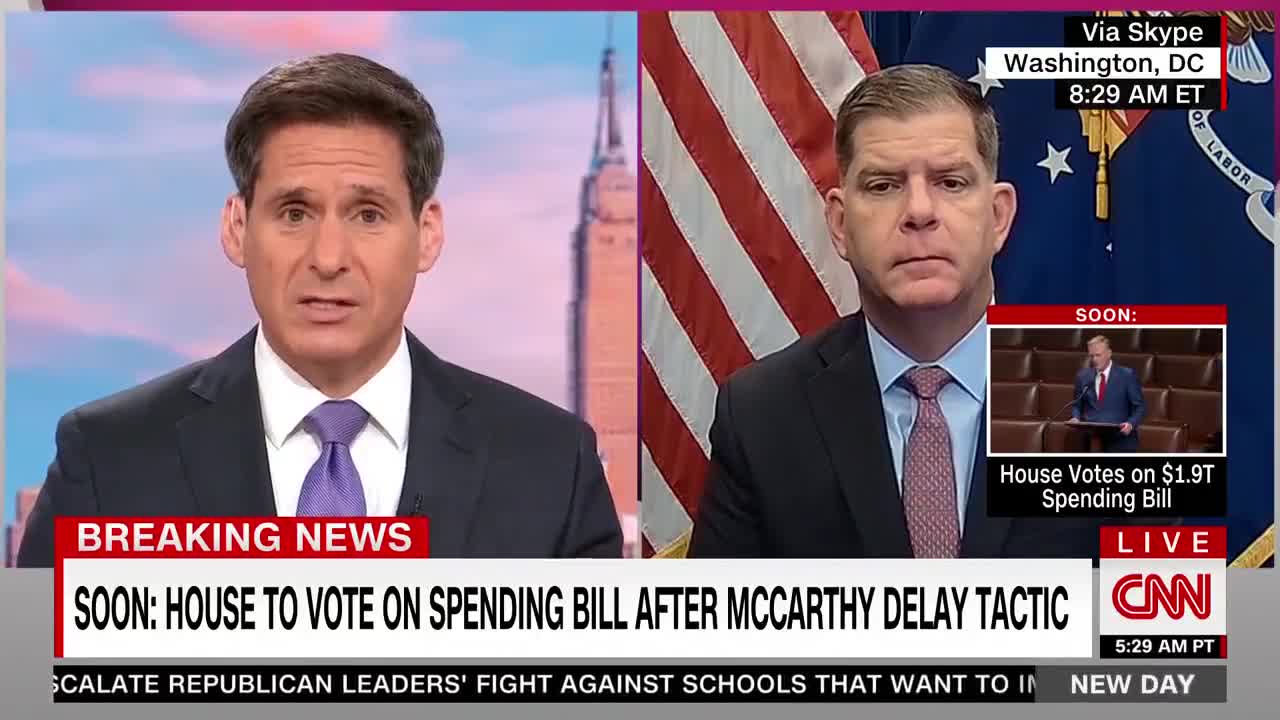 CNN Calls Out Biden Labor Sec. For Claiming Massive Spending Bill Reduces Deficit