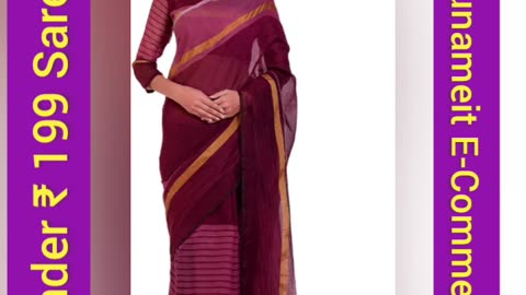 Under ₹199 sarees