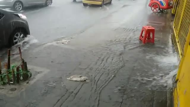 tormenta con granizo se registra en la tarde de este miércoles