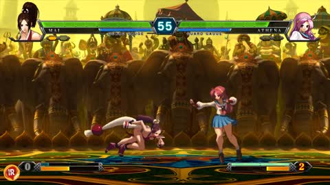 The King of Fighters XIII - Mai vs Athena (Versus Match) KOF13