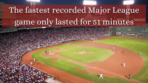 Facts you didn't know about baseball