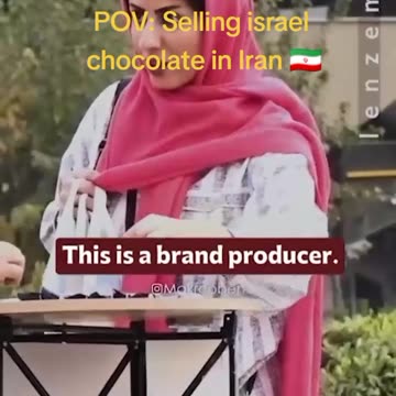 A prankster from Iran handed out Israeli-made chocolates in Iran, capturing the reactions