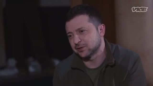 Interview with zelensky about the situation in Ukraine