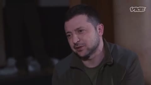 Interview with zelensky about the situation in Ukraine