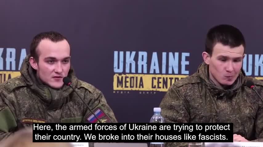 Captured Russian soldiers apologise for attacking Ukraine