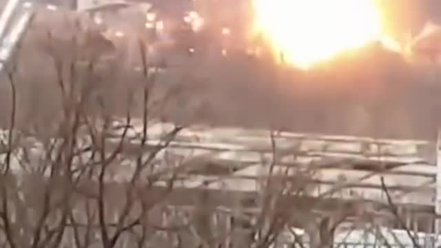 Ukraine War - ATGM missile completely destroys a Russian military vehicle#war shorts