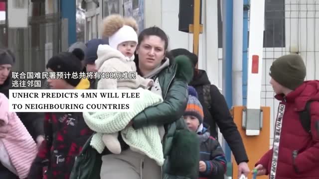 Four million people may flee Ukraine as a result of the war