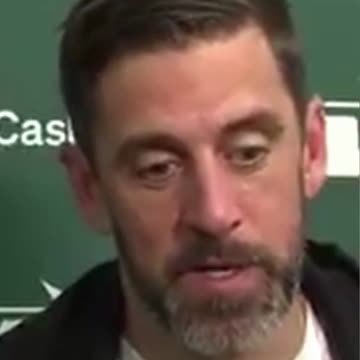 Aaron Rogers on Jets' unmet expectations this season.