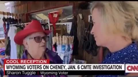 “CNN goes to Wyoming to ask voters if they're gonna vote for Liz Cheney... 🤣