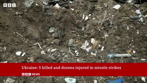 Russian missile strikes kill civilians in Ukrainian cities - BBC News