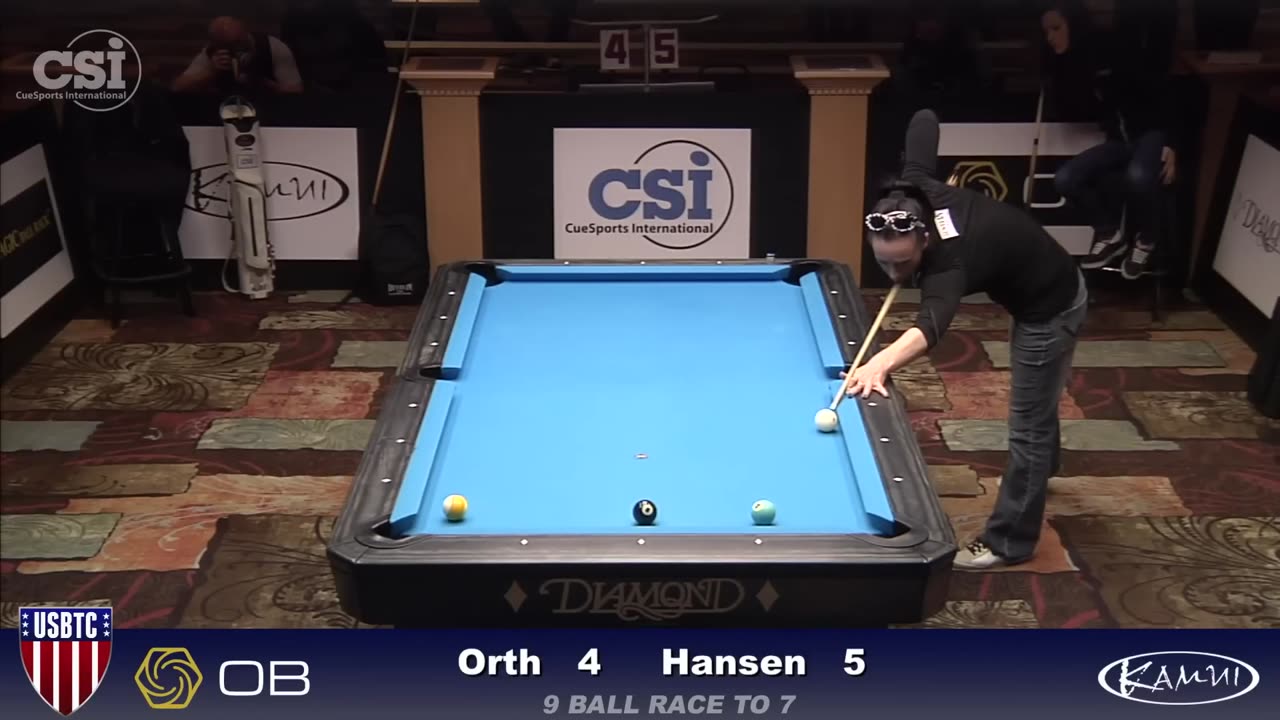 Orth vs Hansen ▸ 2015 US Bar Table Women's 9-Ball Championship