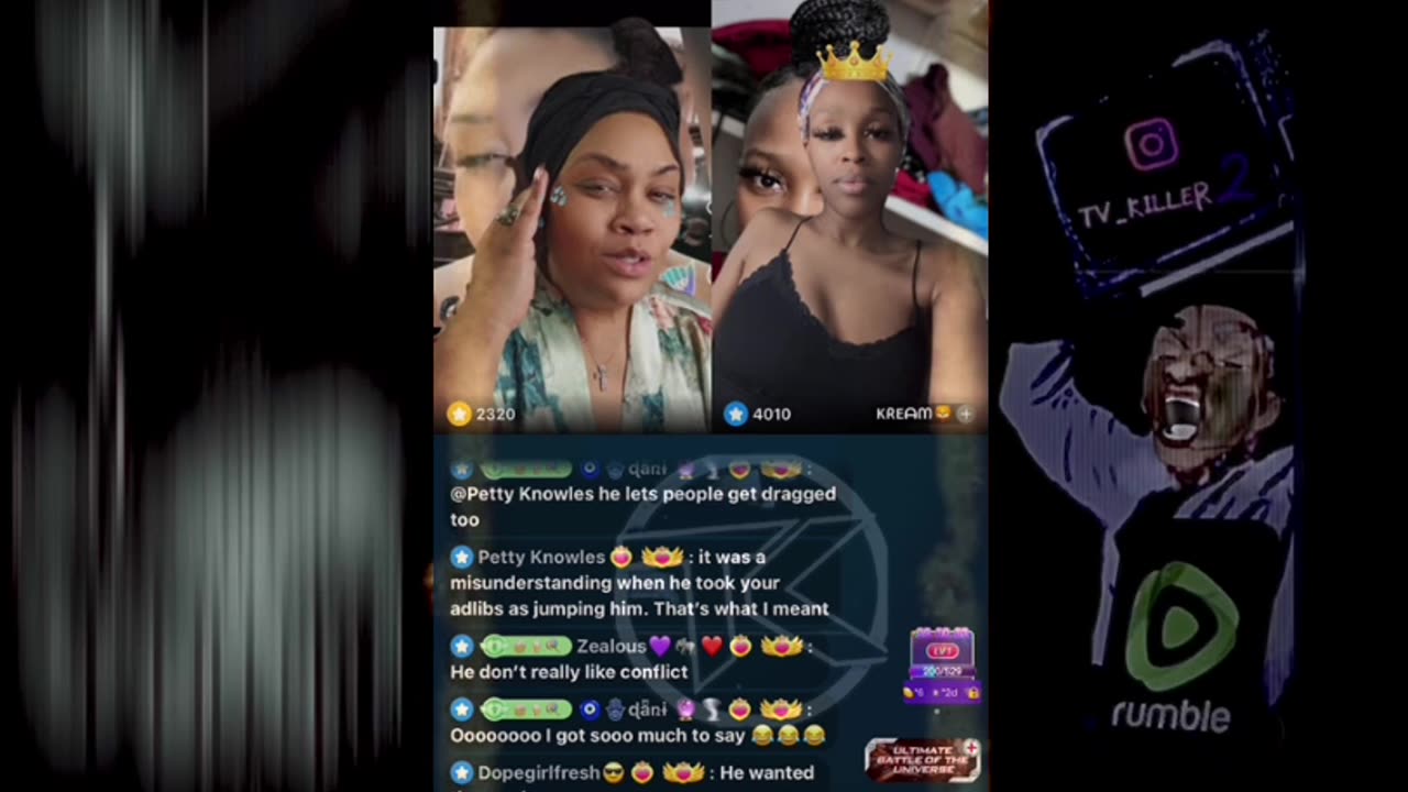 LADY BEE & KREAM POPPING THERE SHIT