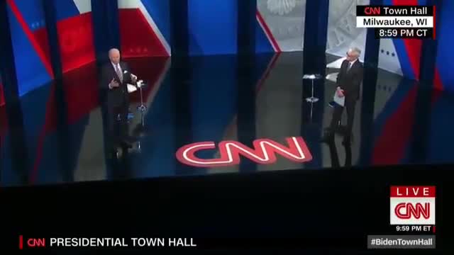 Joe Biden Says China is a Victim at Town Hall