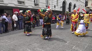 Senor Procession at Metropolitan Cathedral in Santiago, Chile