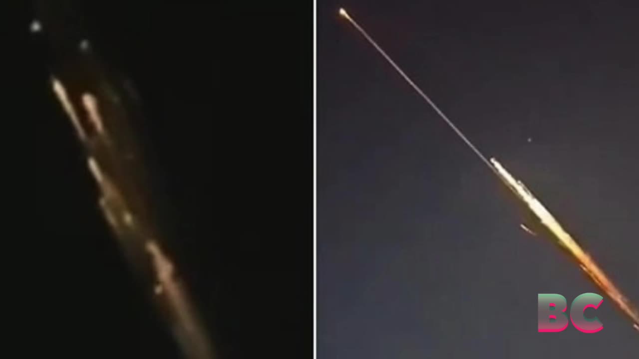 Starlink satellite falls to Earth, burns up as stunning fireball over US