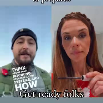 FEMA worker telling us to prepare!!.